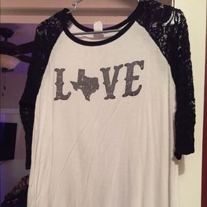 Lace Love Texas shirt